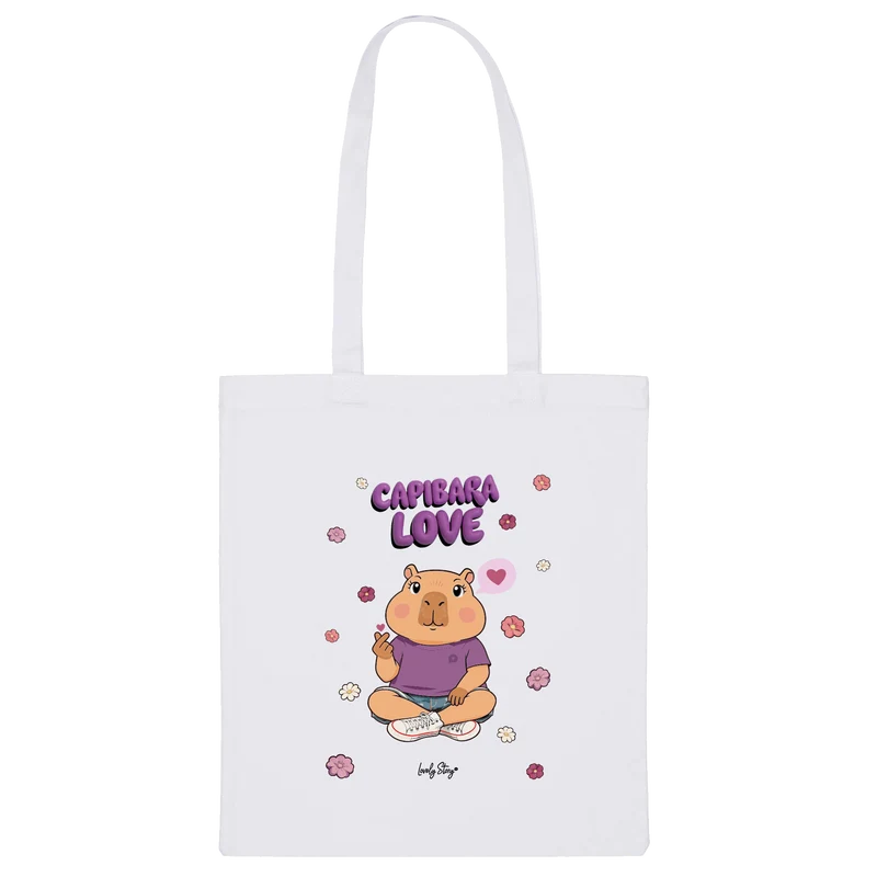 Tote Bag de Algodón – Capibara Time | Lovely Story