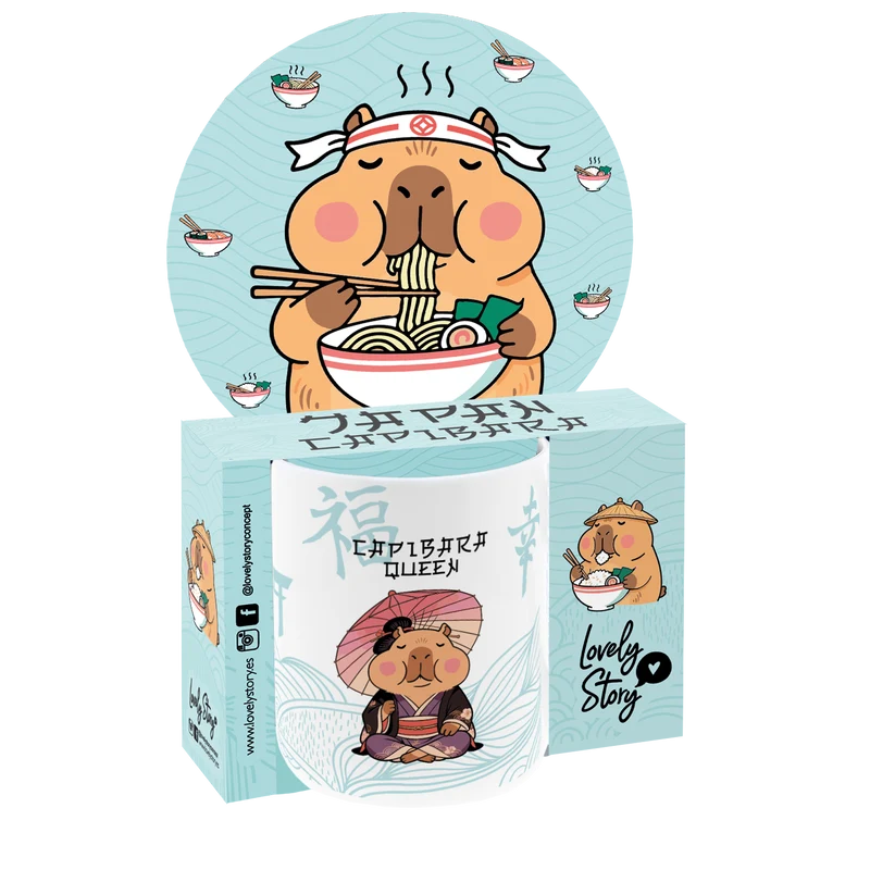 Taza de Cerámica – Capibara Time | Lovely Story