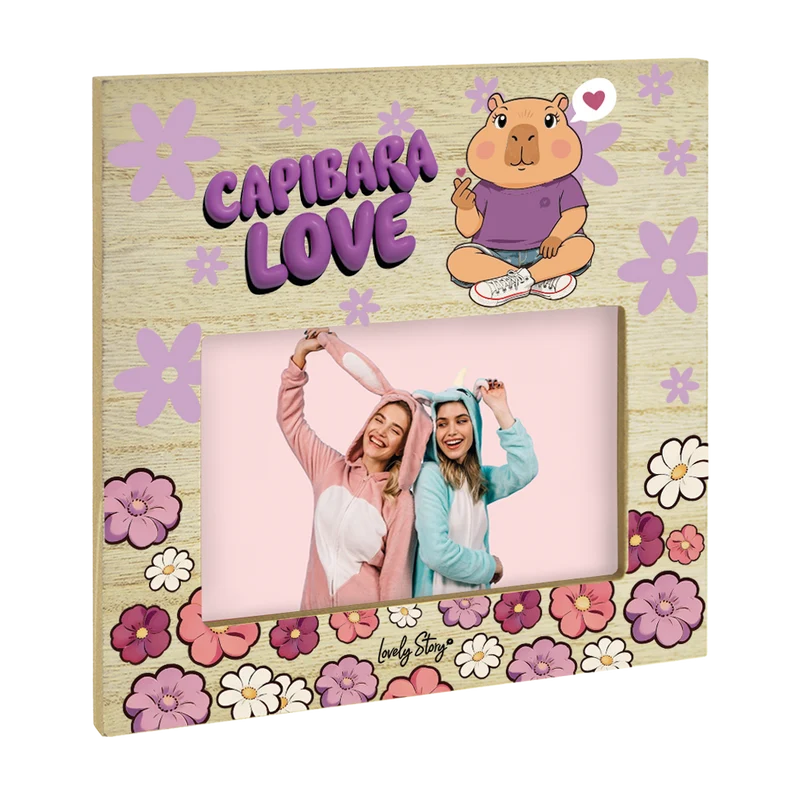 Marco de Madera – Capibara Time | Lovely Story