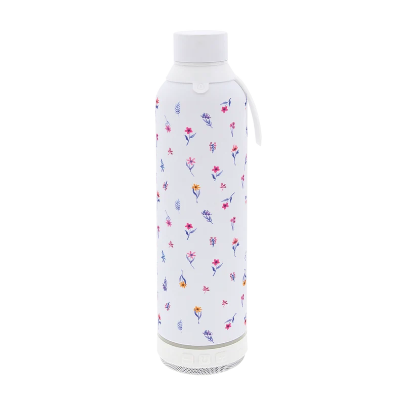 Botella Térmica de Acero Inoxidable con Altavoz – Little Bloom | Aurea