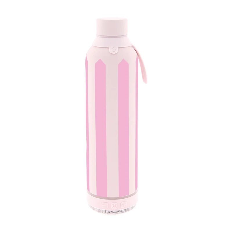 Botella Térmica de Acero Inoxidable con Altavoz – Candy Lines | Aurea