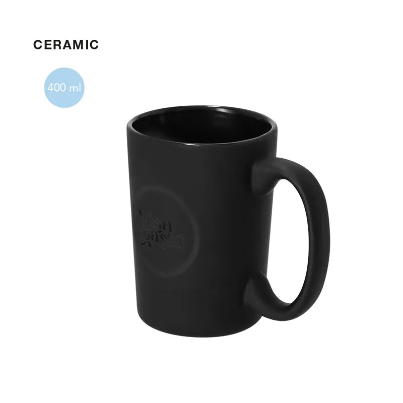 Taza Cerámica Para Marcaje Láser Patt 400ml