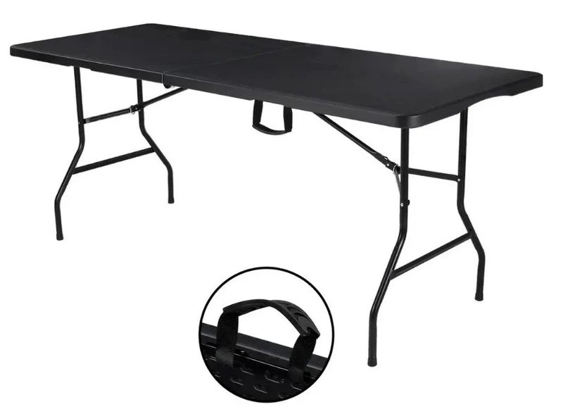 Mesa plegable Color Negro Portafolio 1.80 BH