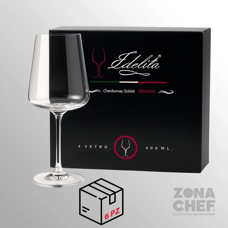 Copa para Vino 400 ml Caja con 6 piezas