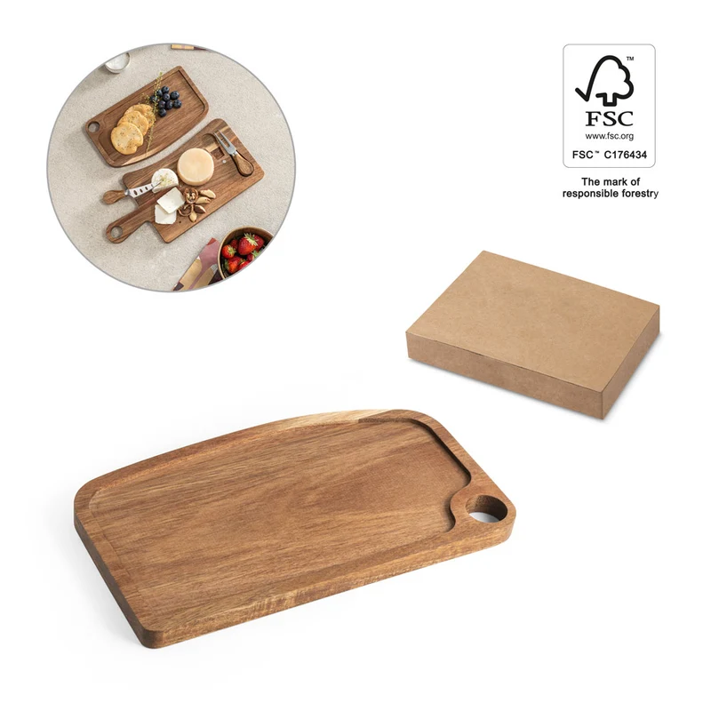 Tabla Cortar Sostenible Madera de Acacia FSC™ Caper
