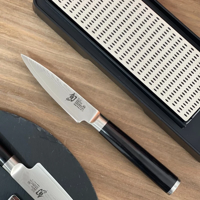 Cuchillo Puntilla Shun Classic 8cm Pelador Acero Damasco Kai DM-0700
