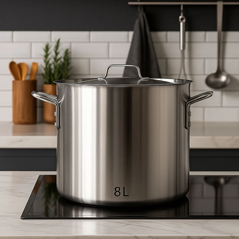 Olla aluminio con tapa 8 Litros CCS