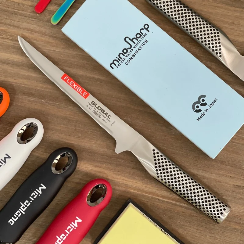 Cuchillo Deshuesador Global G-21 | Hoja Flexible 16 cm | Serie G