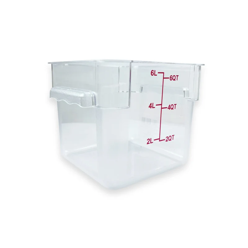 Contenedor de Policarbonato cuadrado 6 QT Tavola