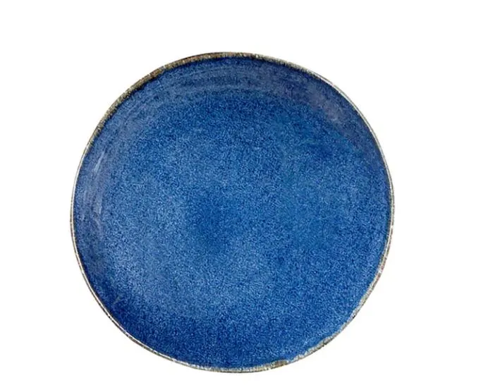 Plato Trinche Chena Sin Relieve Cabo Indigo 15cm