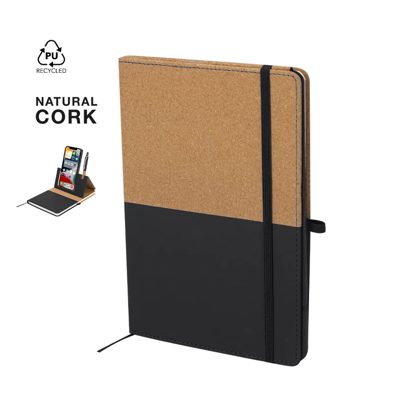 Bloc Notas Soporte Smartphone Sostenible Corcho Suttony