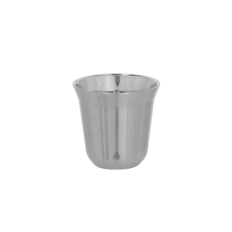 Set Vasos Sostenibles Acero Inox Reciclado Kodet 80 ml