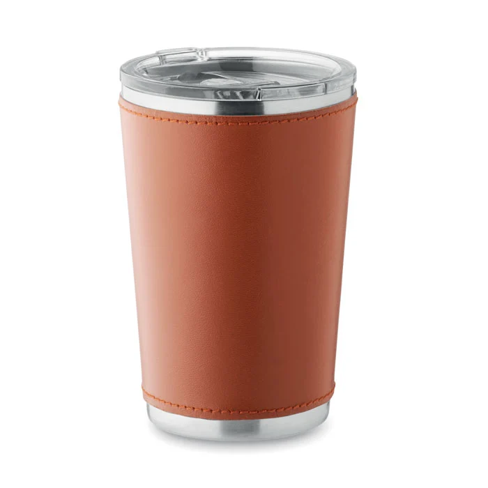 Vaso Take Away Acero Inox Reciclado con Funda Tumlado 350 ml