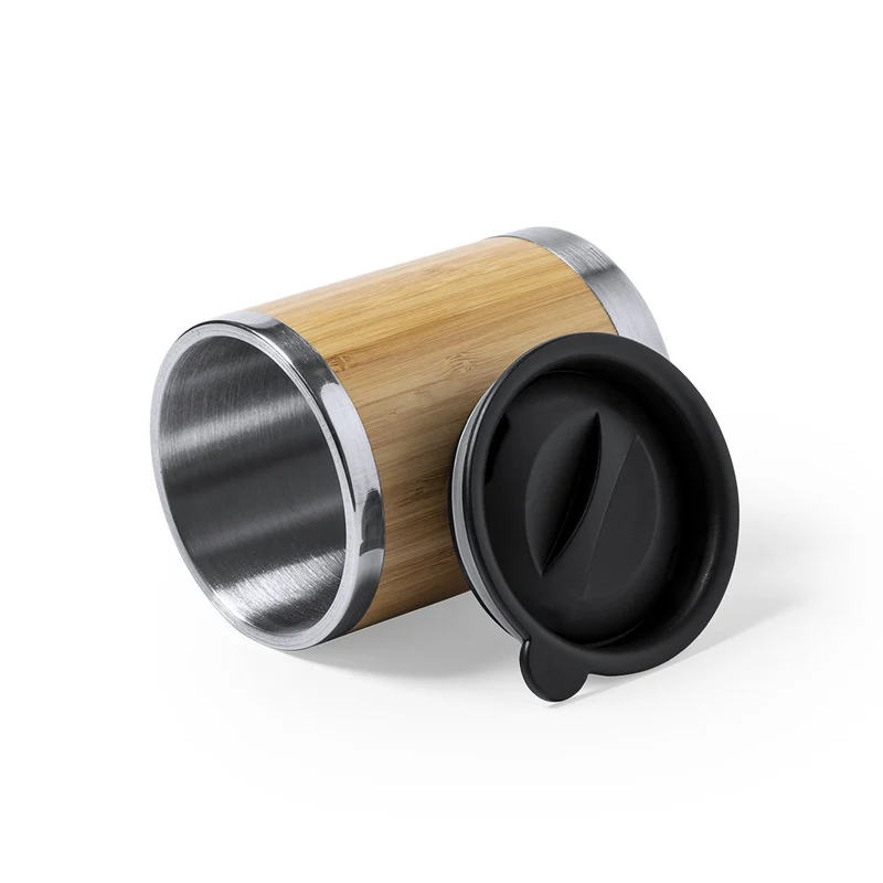 Lubon — Copo Térmico Bambu + Aço Inox | Natural | Premium | Linha Nature