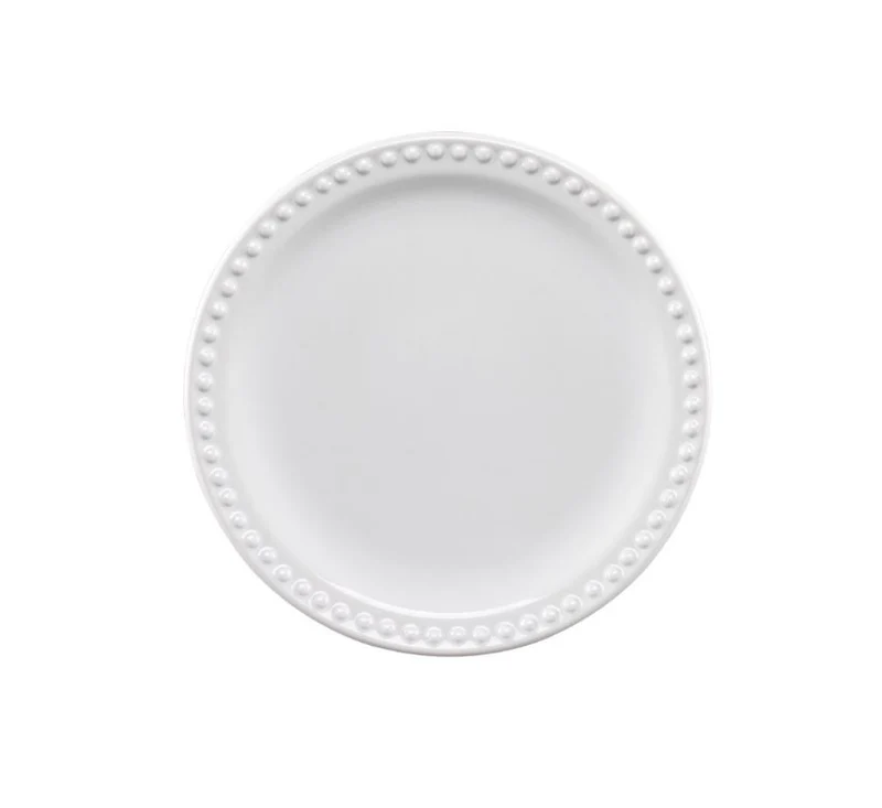 Plato Pastel 19 cm Emboss Mauve Opaco Cns Caja 24 piezas