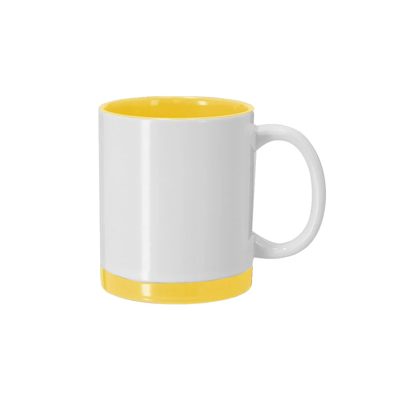 Taza Sostenible Cerámica Sublimación Rayar 350 ml