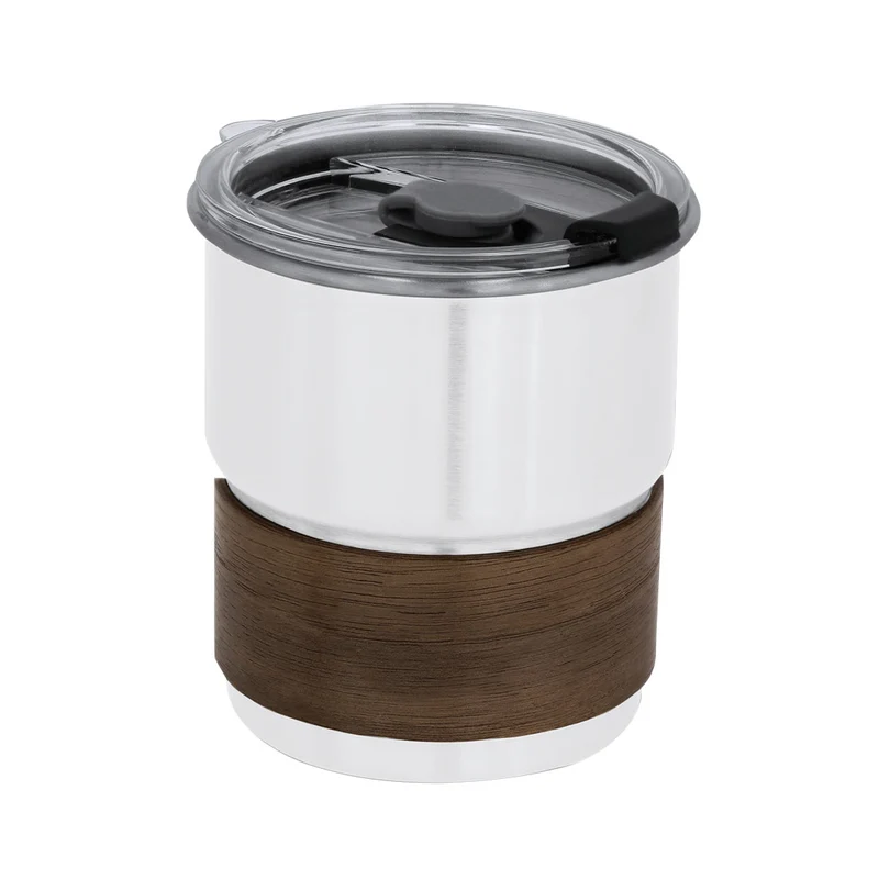 Gasking — Copo Aço Inox + Madeira | 4 Cores | Linha Nature | Premium