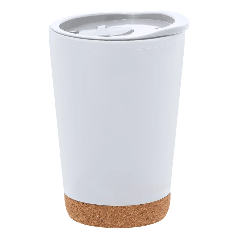 Doyle — Copo Térmico PP Reciclado + Cortiça | 3 Cores | Sustentável | Linha Nature