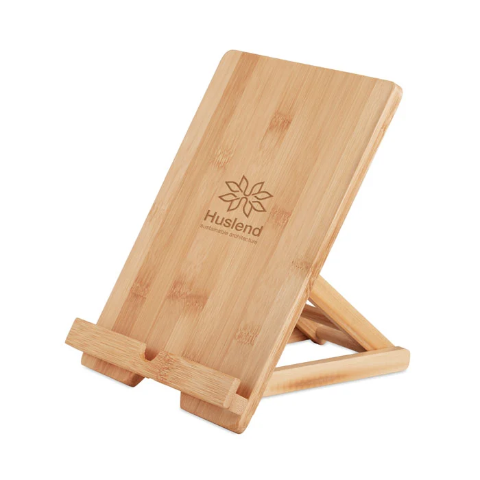 Soporte Plegable de Bambú para Tablet y Smartphone Tuanui