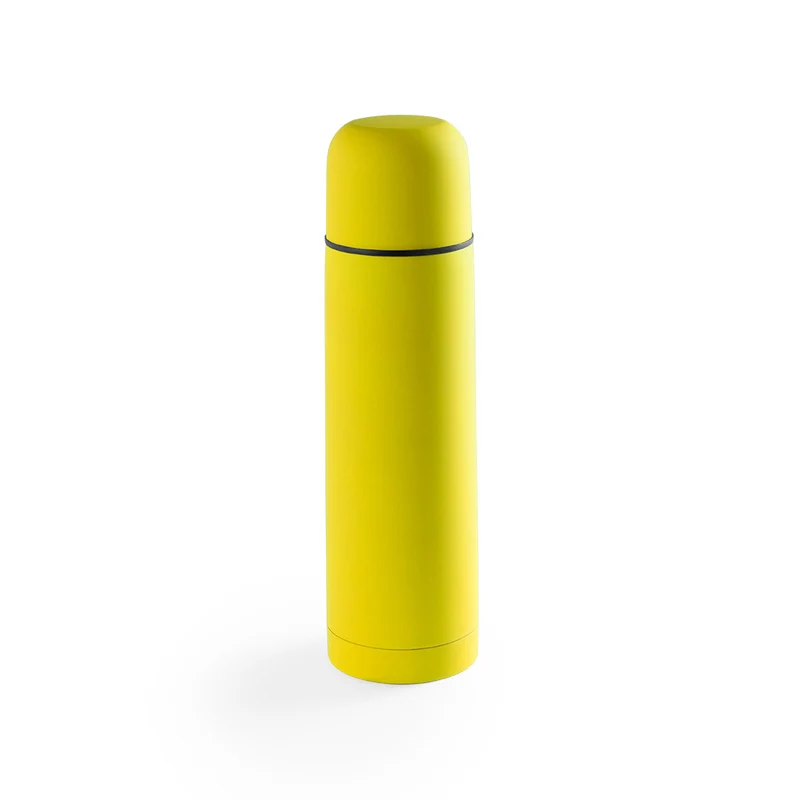 Hosban — Termo Aço Inox Aborrachado Parede Dupla | 8 Cores | Premium | Gravação Laser