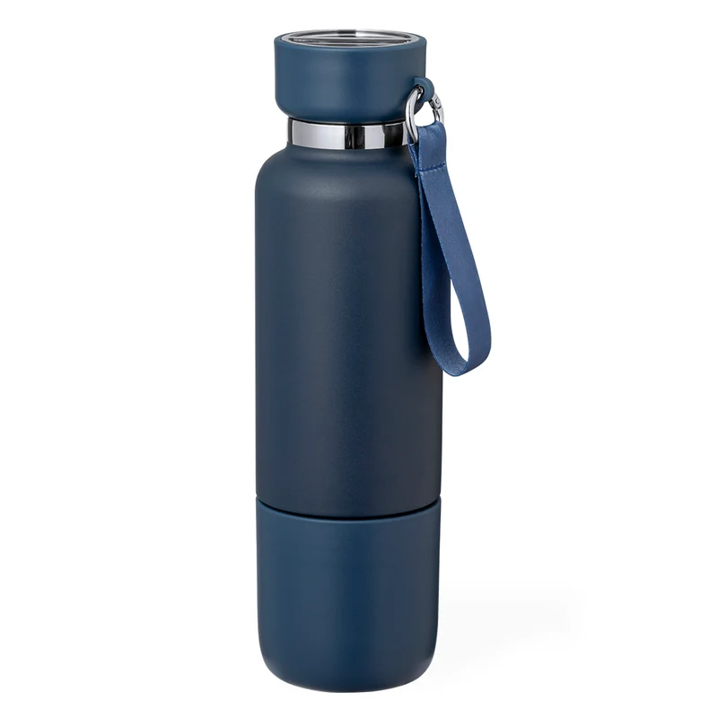 Flautrok — Garrafa Térmica Aço Inox Parede Dupla | 3 Cores | Premium | Gravação Laser