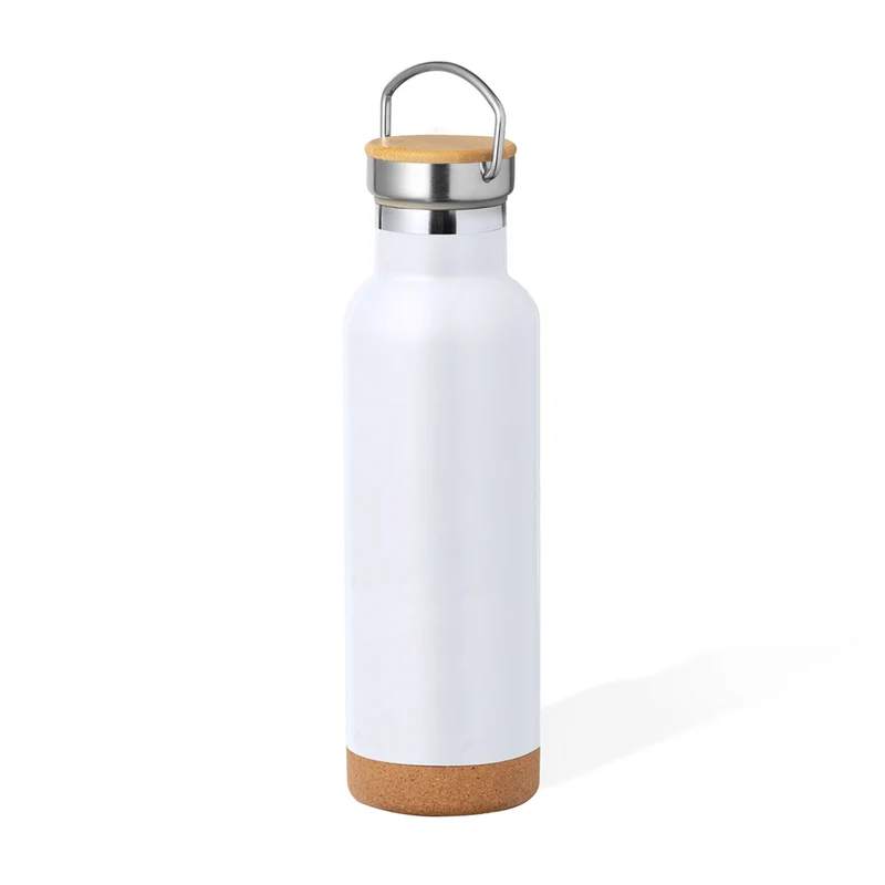 Dixont — Garrafa Térmica Aço Inox + Cortiça + Bambu | 4 Cores | Triple Eco