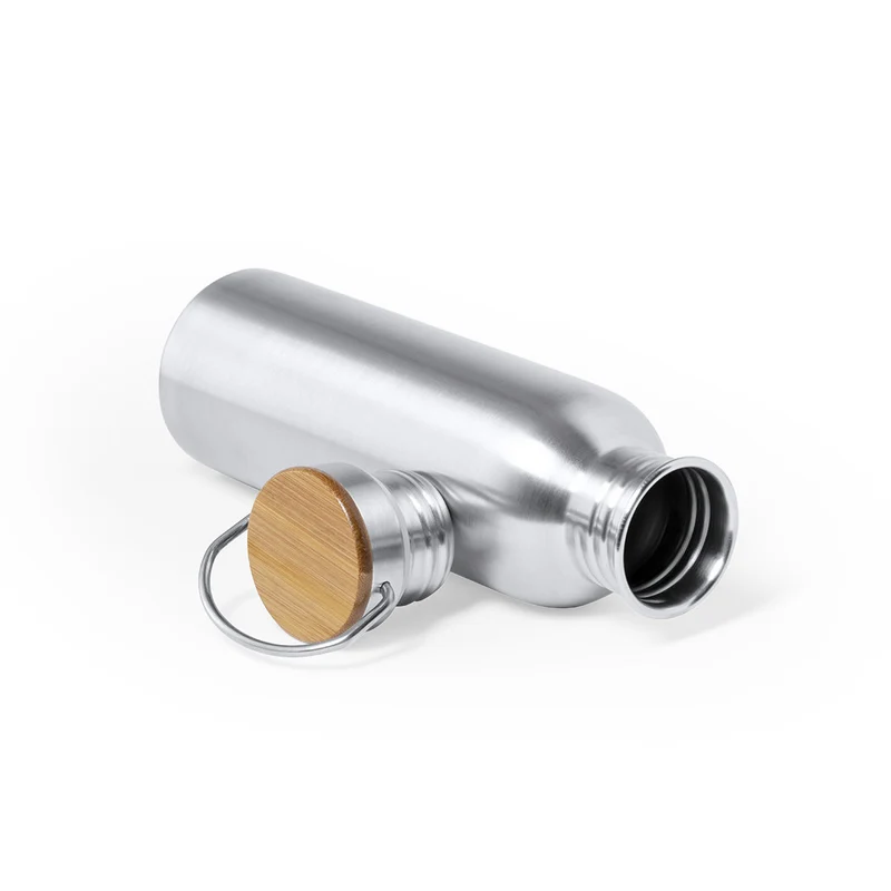 Rangler — Garrafa Aço Inox 550ml + Tampa + Asa Bambu | Linha Nature | Premium