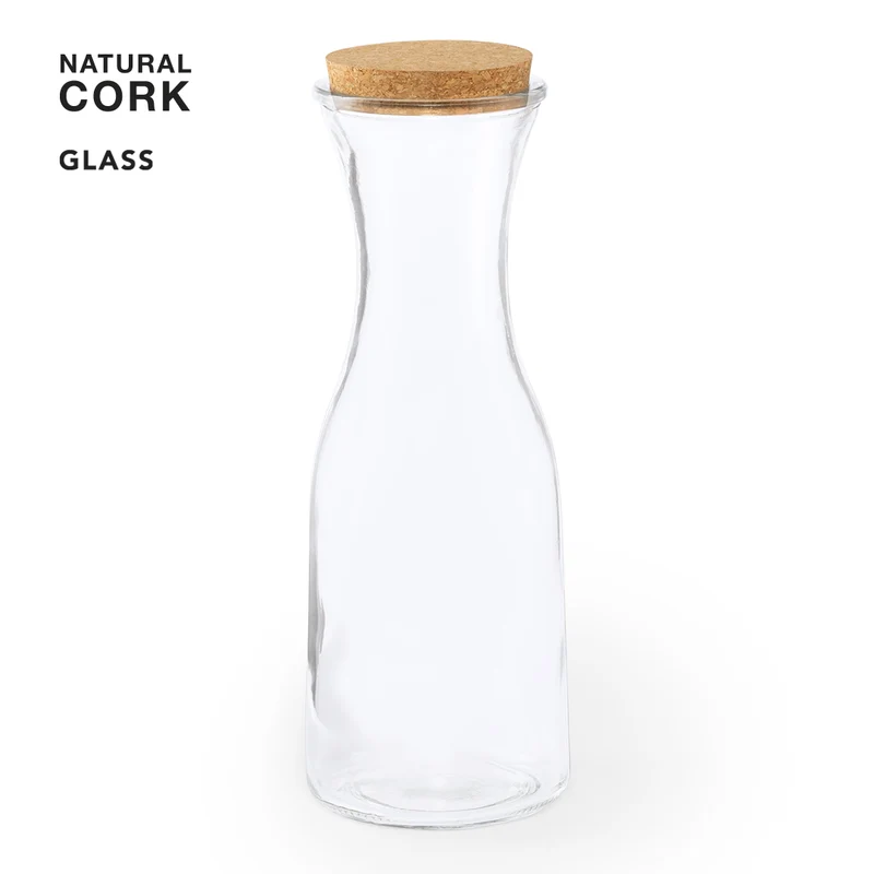 Lonpel — Garrafa Vidro Borossilicato 750ml + Capa Cortiça | Linha Nature | Premium