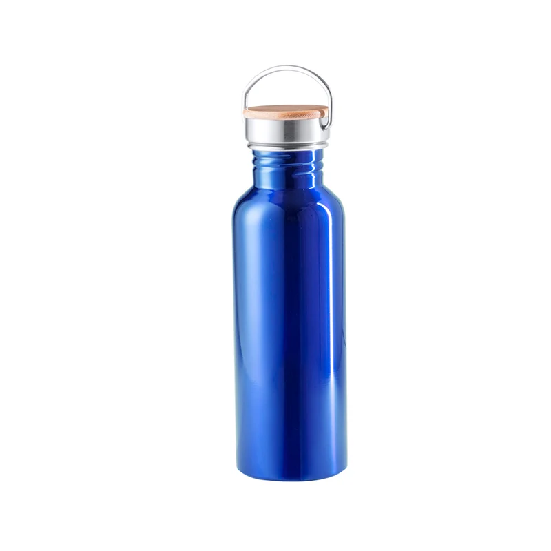 Tulman — Garrafa Aço Inox 600ml + Tampa Bambu | 4 Cores | Linha Nature | Premium
