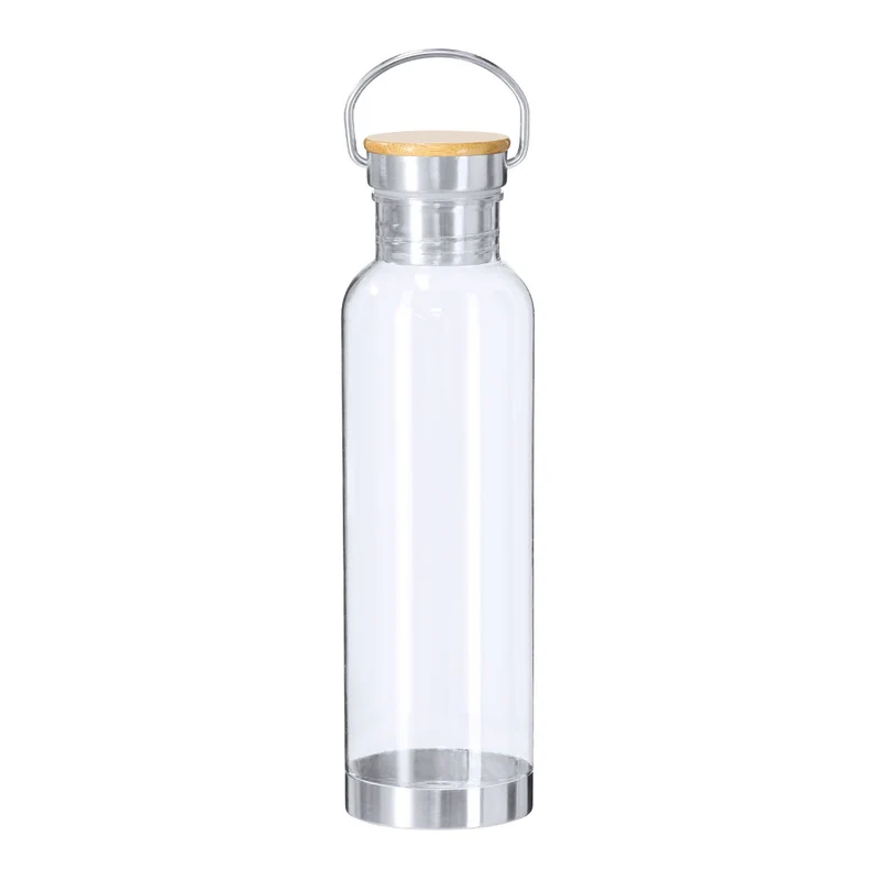 Luxan — Garrafa RPET 600ml + Tampa Inox + Asa Bambu | Triple Eco | Premium