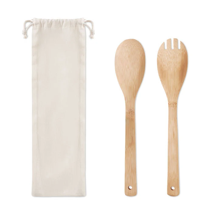 Set Ecológico de Cubiertos de Bambú Mayen