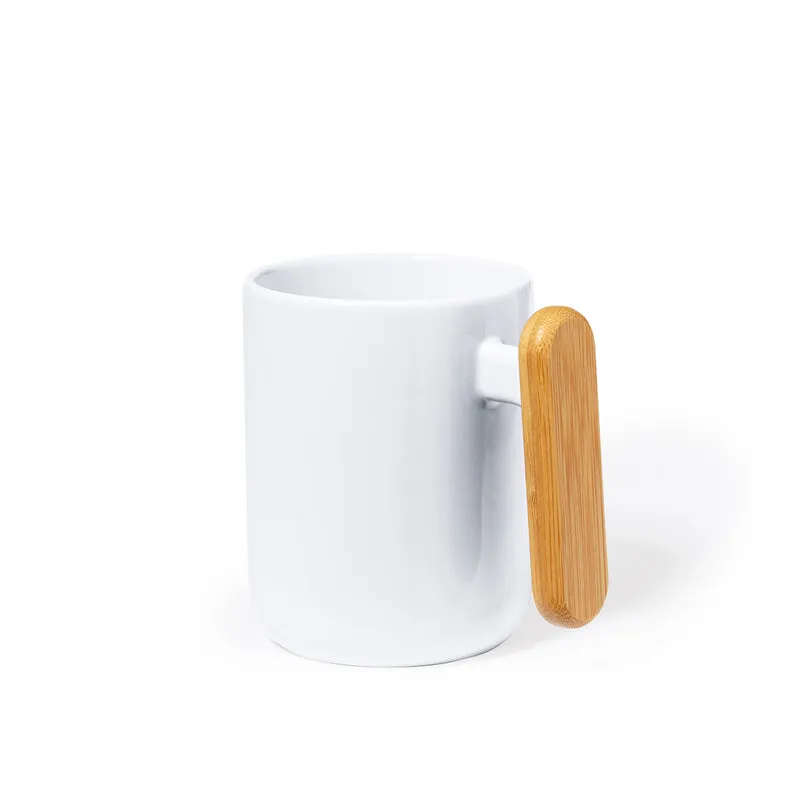 Mystral — Caneca Cerâmica 480ml + Pega Bambu | Grande Capacidade | Sustentável