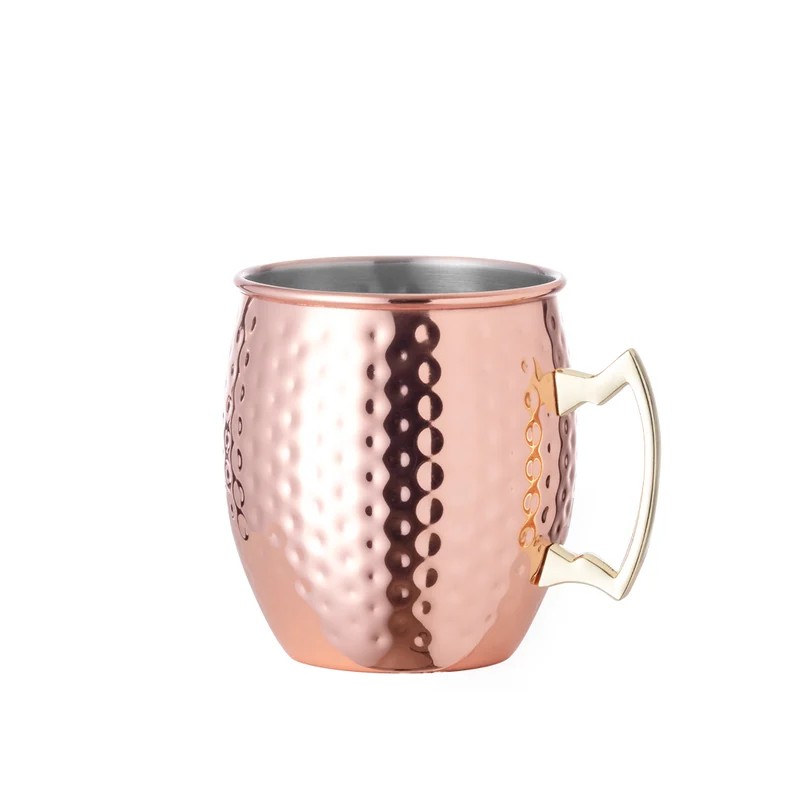 Indya — Caneca Aço Inox 500ml Cobre Fosco | Premium | Gravação Laser