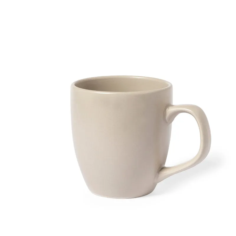 Leslie — Caneca Cerâmica 470ml Mate Natural | Grande Capacidade | Caixa Individual