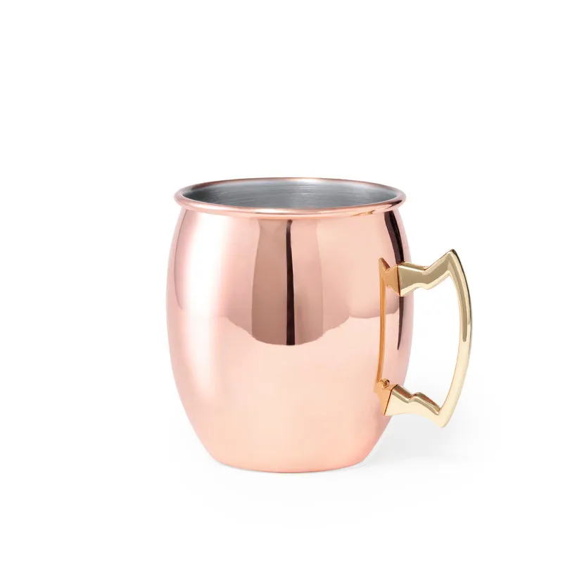 Keynes — Caneca Aço Inox 500ml Revestimento Cobre | Premium | Gravação Laser
