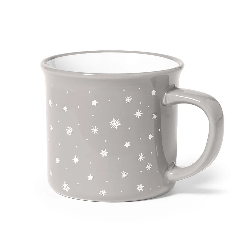 Verdux — Caneca Cerâmica 280ml Design Natal Vintage | 3 Cores | Brinde Natal