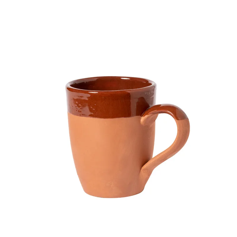 Lixus — Caneca Barro 330ml Design Curvo | Fabricação Europeia | Artesanal
