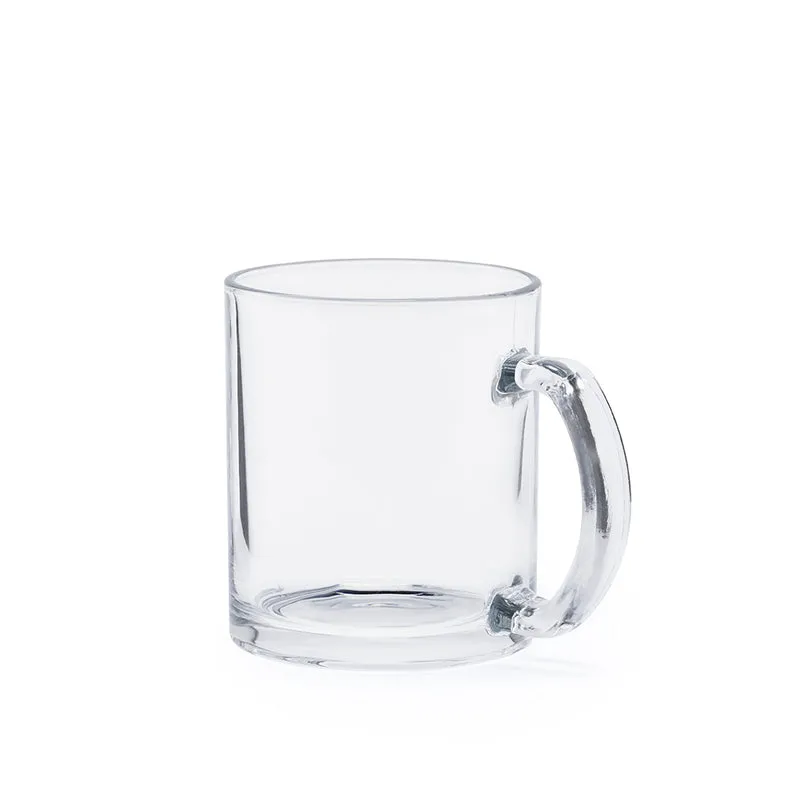 Brant — Caneca Vidro Transparente 350ml | Asa Vidro | Caixa Kraft