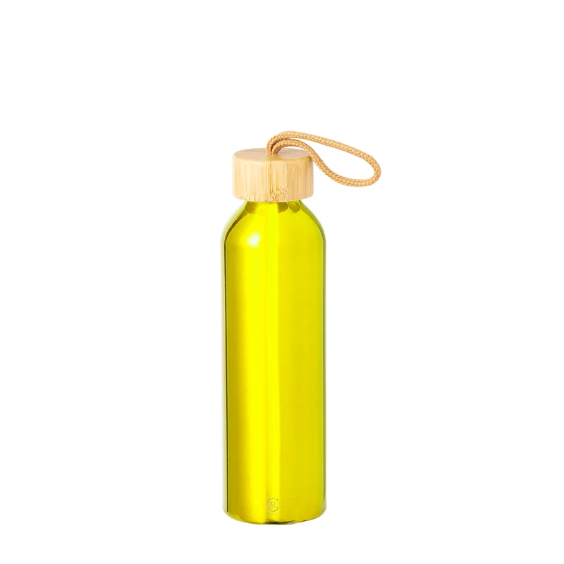 Irvinson — Garrafa Alumínio Reciclado 600ml + Tampa Bambu | 7 Cores | Linha Nature