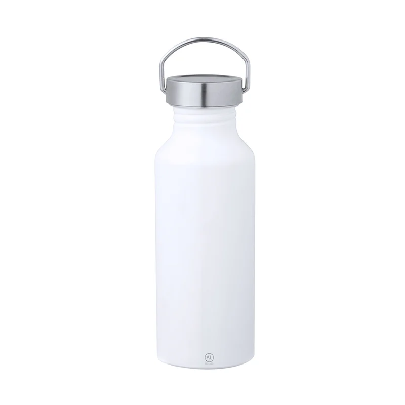 Zandor — Garrafa Alumínio Reciclado 650ml Brilhante | 3 Cores | Sustentável