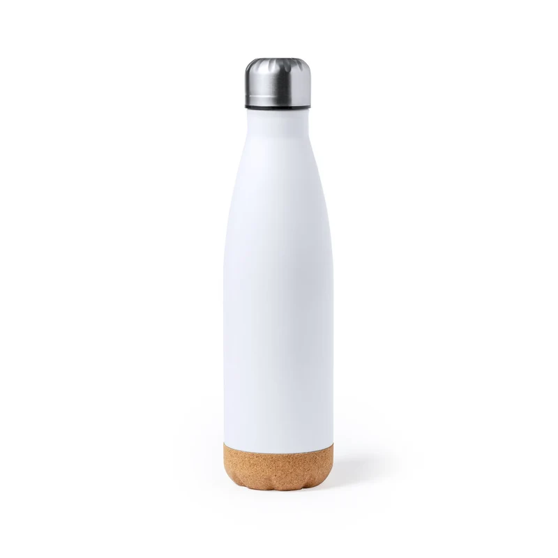 Kraten — Garrafa Aço Inox 750ml + Base Cortiça | 4 Cores | Premium | Gravação Laser