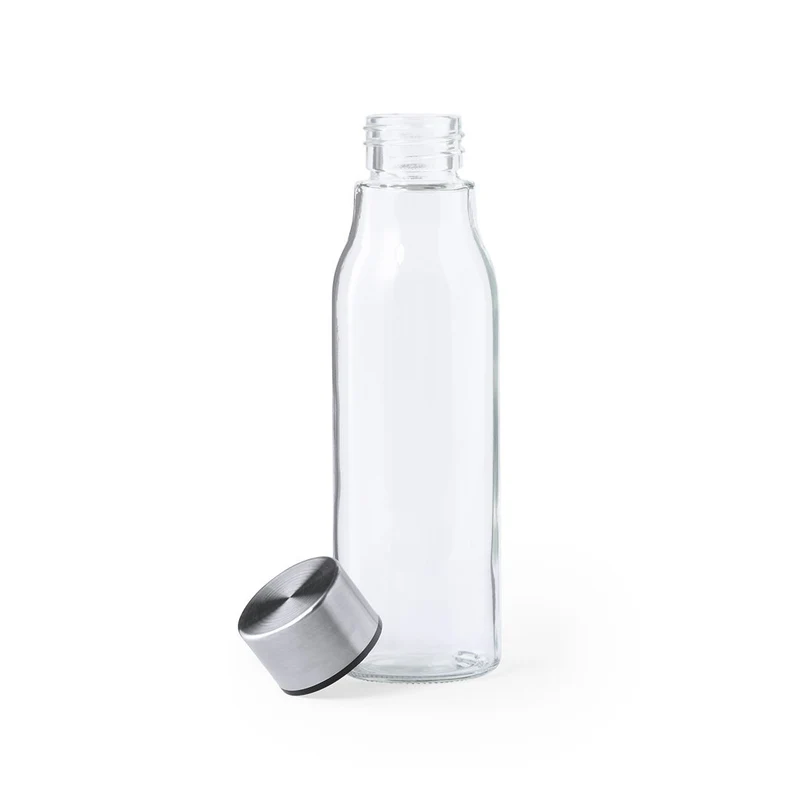 Krobus — Garrafa Vidro Borossilicato 550ml + Tampa Aço Inox | Premium | Gravação Laser