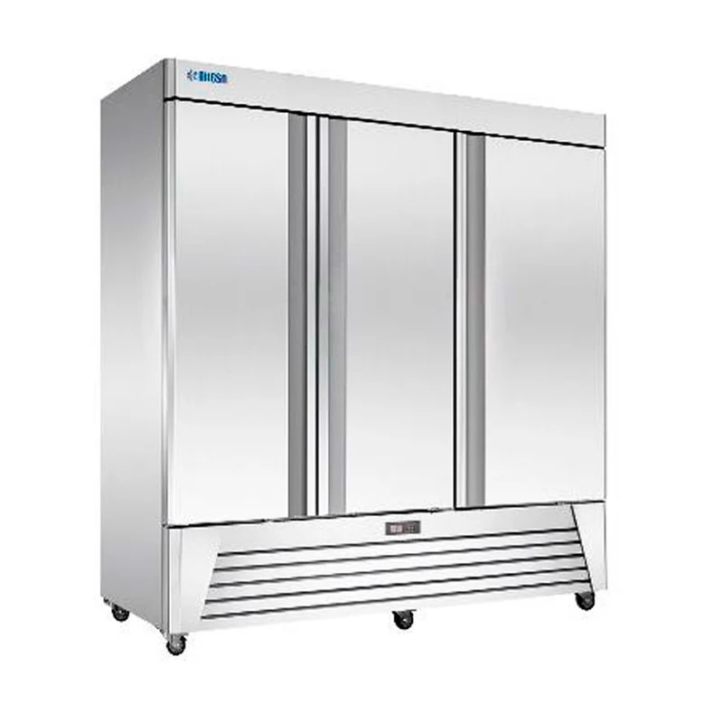 Congelador Mgs Vertical en Acero Inoxidable de 72 pies cubicos (3 puertas) BE-UR-78F-3