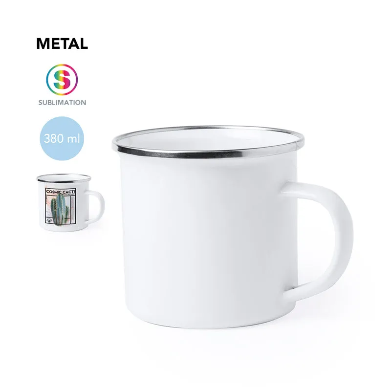 Taza Metálica Retro Sostenible Neyms 380 ml
