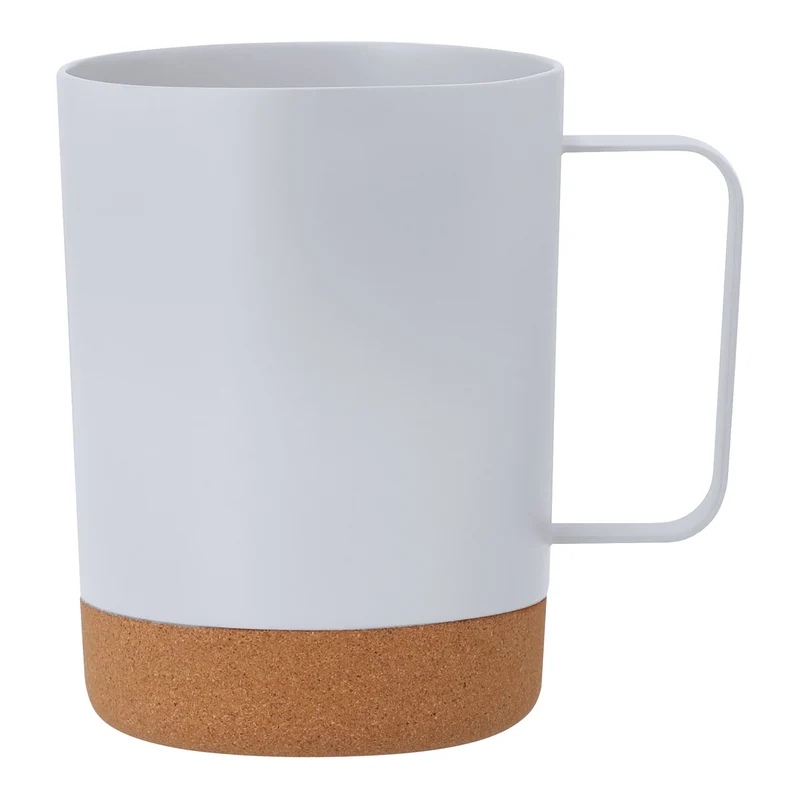 Taza Sostenible PP Reciclado con Base de Corcho Jurgen 400 ml
