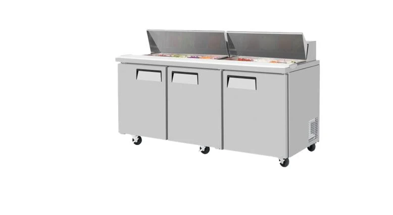 Mesa de preparación de sándwiches y ensaladas Sobrinox 3 puertas SOBRINOX