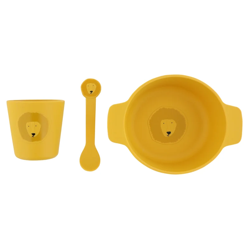 Juego de comida para bebé en silicona León (Mr. Lion) - Trixie