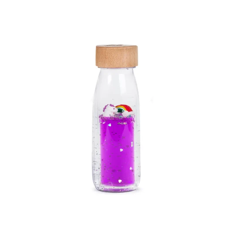 Botella Sensorial Movimiento: Arcoíris Mágico