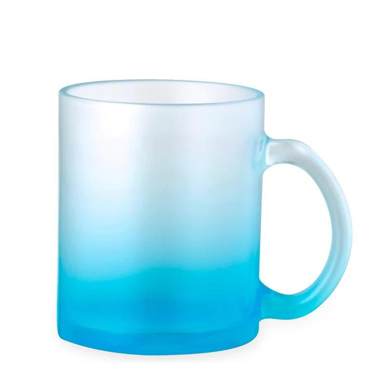 Caneca Vidro Sublimação 350ml Mate Translúcida - Osak Premium
