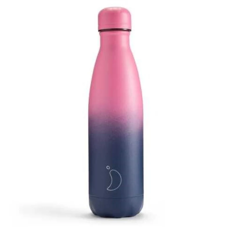 Botella Chilly Gradient Pink Navy: 500 ml